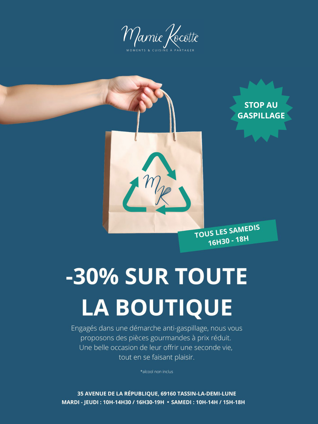 Mamie Kocotte s’engage contre le gaspillage alimentaire