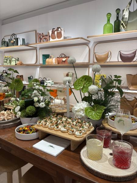Buffet dînatoire à Lyon pour le lancement de la collection Automne 2026 de Longchamp